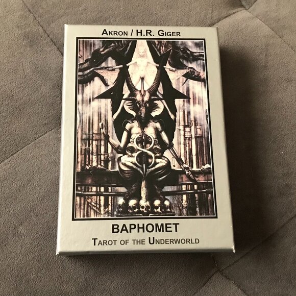 Baphomet Tarot of the Underworld RARE H.R. Giger Alien Artist - Picture 1 of 8